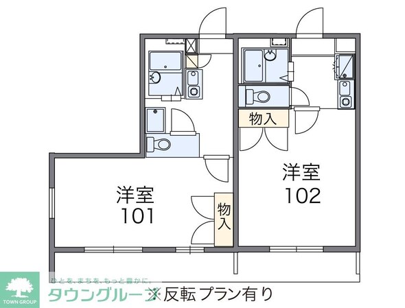 レオパレスホワイエIの物件間取画像